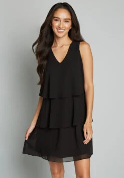 No Brand A Playful Parfait Tiered Shift Dress