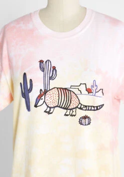 Chillin' Armadillo Tie-Dye Graphic Tee -Bunny Shop 9d210dc84b068eab6c48b03c3bcbaf8b
