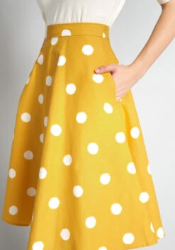ModCloth X Collectif Good Golly A-Line Skirt -Bunny Shop 9e9b25f787d1961c4e9712563e34fa61