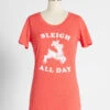 No Brand Sleigh All Day Graphic Tee