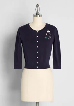 Tropical Evening Breeze Embroidered Cardigan