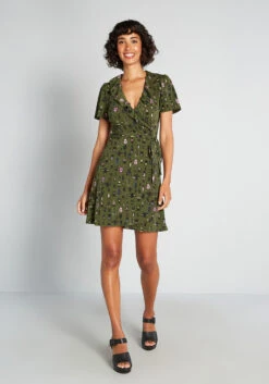 For The Frill Of It Wrap Dress -Bunny Shop a6669495852ce721245cbda7ebd21fe1