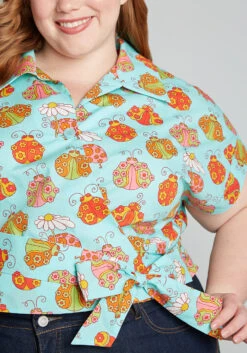 ModCloth X Marisol Muro Fabulous Fantasies Wrap Top -Bunny Shop a9d57da711fb71680d4faab71f9cbc02