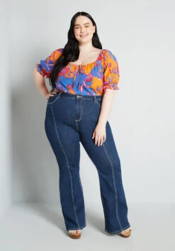 In All My Vibrance Peasant Blouse In Bali Floral -Bunny Shop adbd6361a55335a68625de7a5da4384f