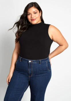 Start With The Basics Mock Neck Top -Bunny Shop b01a773dd5faff8ce24693dbaeb70c50