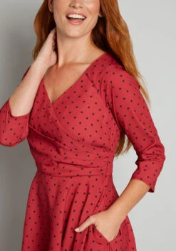 Smoking Hot In Polka Dot Swing Dress -Bunny Shop c34f37de8825ad5b2bd4b04ef7c00889