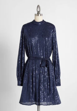 A Toast Under The Midnight Sky Mini Dress