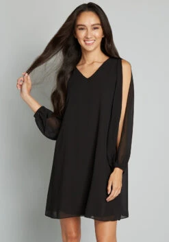 No Brand Looking So Luxe Shift Dress