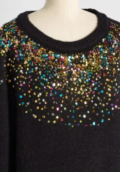 No Brand Confetti Chaos Pullover Sweater -Bunny Shop d218961cbf75b0d47a9f1c24d6d52fb6