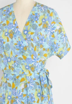 Dressed For My Delight Silk Wrap Dress -Bunny Shop d76b26c3cccdce3d564d8d2ca185a426