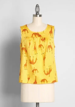 Befitted For Beaming Sleeveless Top -Bunny Shop d928ba64985aa3928f33d9f2011ad995
