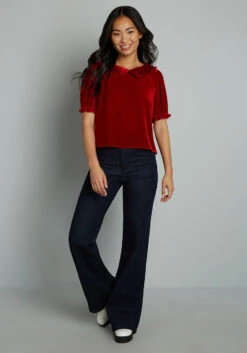 A Warm Glow Velvet Top -Bunny Shop da805188e24e865266f220eb85390297