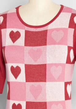 Check My Heart Knit Top -Bunny Shop dc4ce2ff49abbac98c7a0e0a3dd7d498
