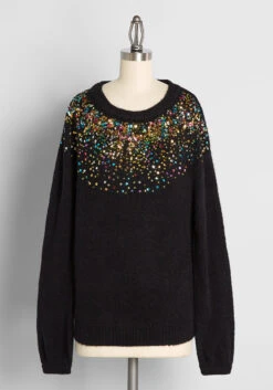 No Brand Confetti Chaos Pullover Sweater -Bunny Shop e49f55b684a0fd2bb94a608af4060f63