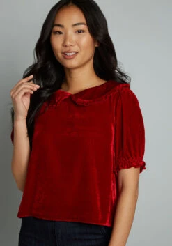 A Warm Glow Velvet Top -Bunny Shop f19280dbdefc54a882a1660b393e0614