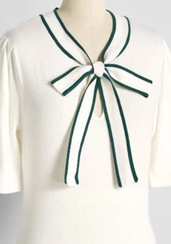 'Bow' Thyself Tie-Neck Knit Top -Bunny Shop f477cfaf12382a7f6d0e412e84030a52