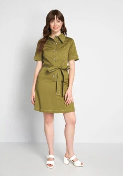 Classic With A Twist Shirt Dress -Bunny Shop fb2906349b9713929218ada86613f215