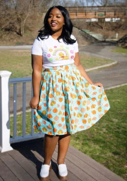 ModCloth X Marisol Muro My Playful Ways Swing Skirt -Bunny Shop livindatiltedlife modcloth3 2ec14599 b35f 4956 a37e 56fbae0e29ac